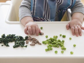 Enseñando colores con alimentos