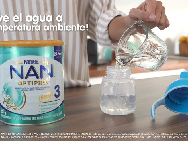 ¿Cómo preparar la NAN® 3 de tu hijo?