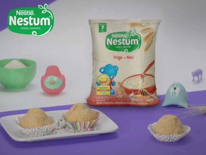 Postre de Auyama y Cambur con NESTUM®