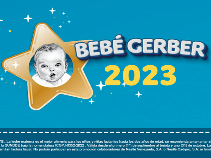 Banner bebe gerber 2023